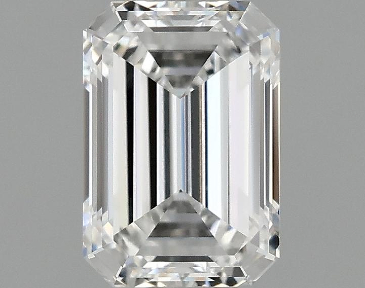 0.98 Carat Emerald Shaped Ideal Cut VVS2 IGI Certified Lab Grown Diamond