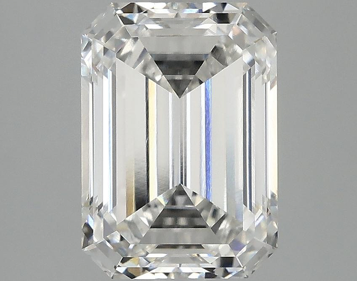 3.07 Carat Emerald Shaped Ideal Cut VVS2 IGI Certified Lab Grown Diamond