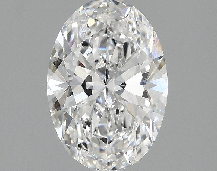 1.38 Carat Oval Shaped Ideal Cut VVS2 IGI Certified Lab Grown Diamond