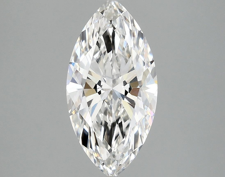 2.1 Carat Marquise Shaped Ideal Cut VVS2 IGI Certified Lab Grown Diamond