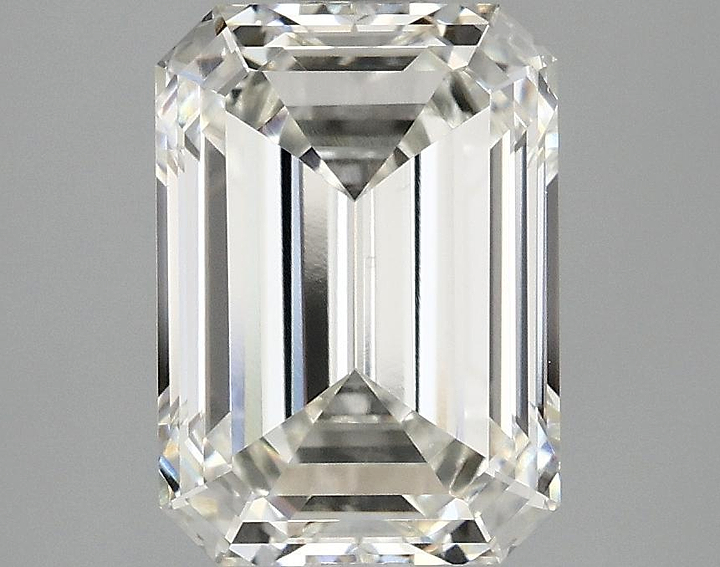 3.09 Carat Emerald Shaped Ideal Cut VS2 IGI Certified Lab Grown Diamond