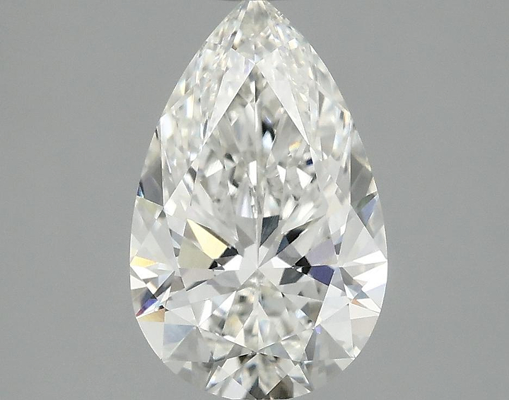 1.92 Carat Pear Shaped Ideal Cut VVS2 IGI Certified Lab Grown Diamond