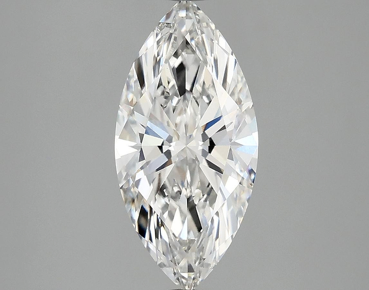 2.05 Carat Marquise Shaped Excellent Cut VVS2 IGI Certified Lab Grown Diamond