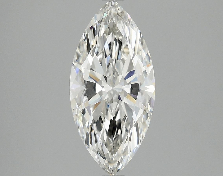 2.05 Carat Marquise Shaped Excellent Cut VVS2 IGI Certified Lab Grown Diamond