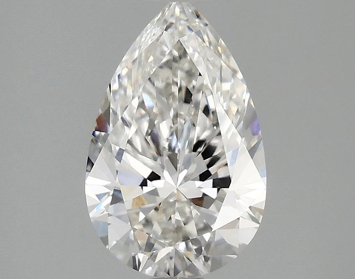 1.53 Carat Pear Shaped Ideal Cut VVS2 IGI Certified Lab Grown Diamond