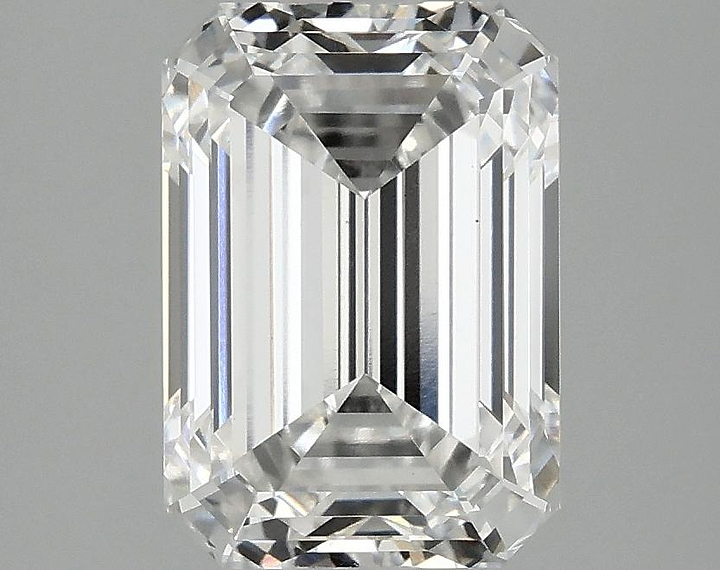 3.1 Carat Emerald Shaped Ideal Cut VS1 IGI Certified Lab Grown Diamond