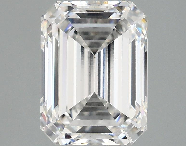 2.07 Carat Emerald Shaped Excellent Cut VS2 IGI Certified Lab Grown Diamond