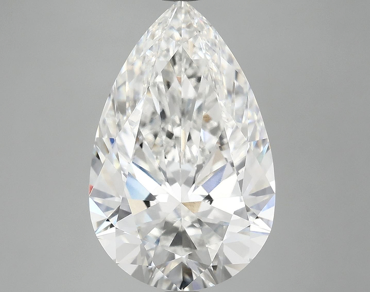 7.03 Carat Pear Shaped Ideal Cut VVS2 IGI Certified Lab Grown Diamond