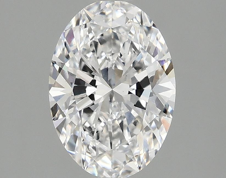 1.55 Carat Oval Shaped Ideal Cut VS2 IGI Certified Lab Grown Diamond