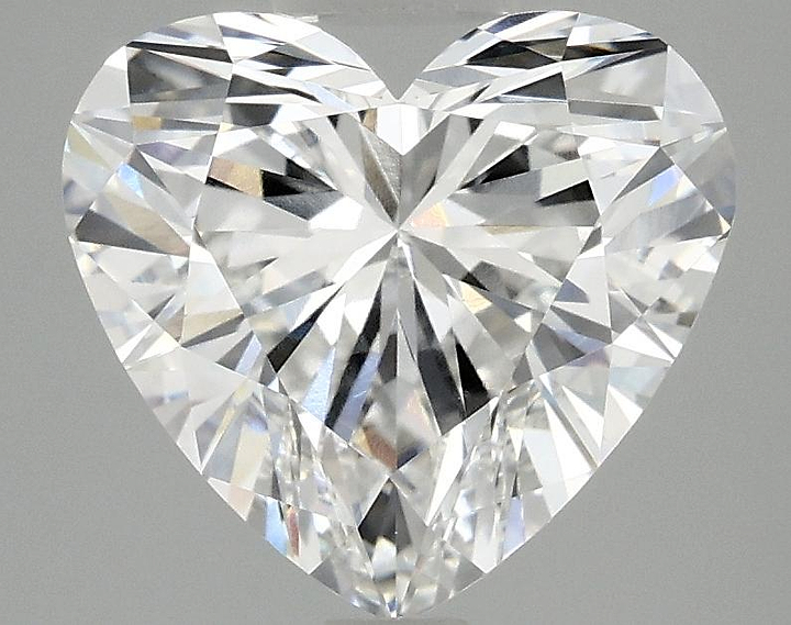 3.09 Carat Heart Shaped Ideal Cut VVS2 IGI Certified Lab Grown Diamond