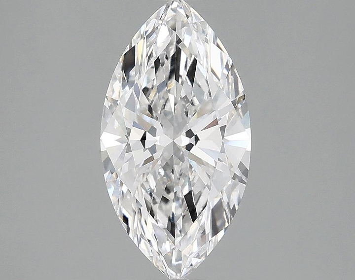 1.5 Carat Marquise Shaped Excellent Cut VVS2 IGI Certified Lab Grown Diamond