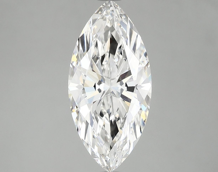2.52 Carat Marquise Shaped Excellent Cut VS1 IGI Certified Lab Grown Diamond