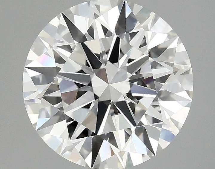 2.52 Carat Round Shaped Ideal Cut VVS2 IGI Certified Lab Grown Diamond