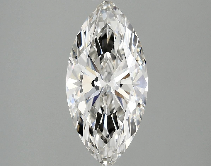 2.04 Carat Marquise Shaped Excellent Cut VVS2 IGI Certified Lab Grown Diamond
