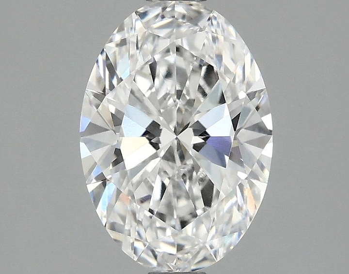 1.54 Carat Oval Shaped Ideal Cut VVS2 IGI Certified Lab Grown Diamond