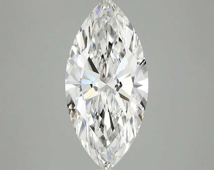 3.03 Carat Marquise Shaped Excellent Cut VVS2 IGI Certified Lab Grown Diamond