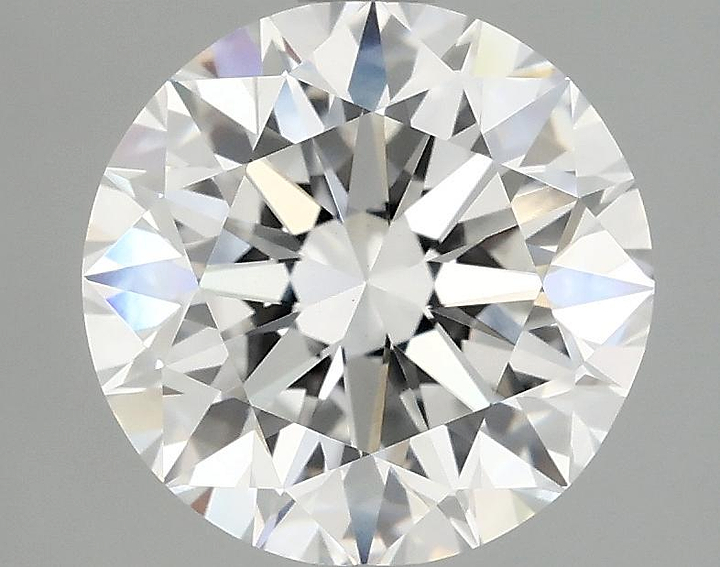 3.08 Carat Round Shaped Excellent Cut VS1 IGI Certified Lab Grown Diamond