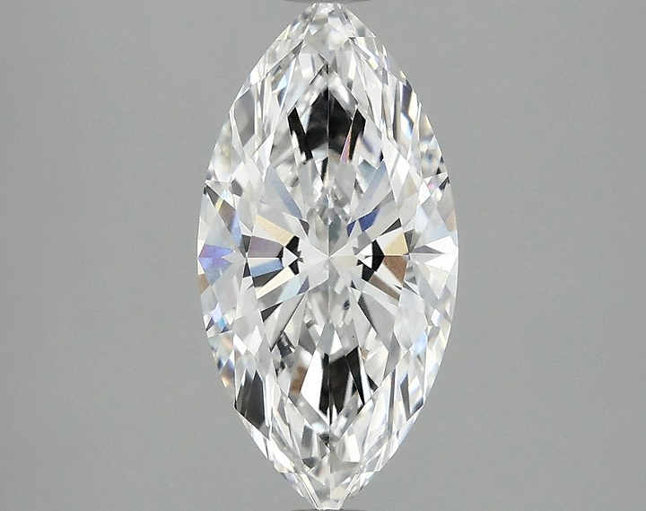 2.1 Carat Marquise Shaped Ideal Cut VS1 IGI Certified Lab Grown Diamond