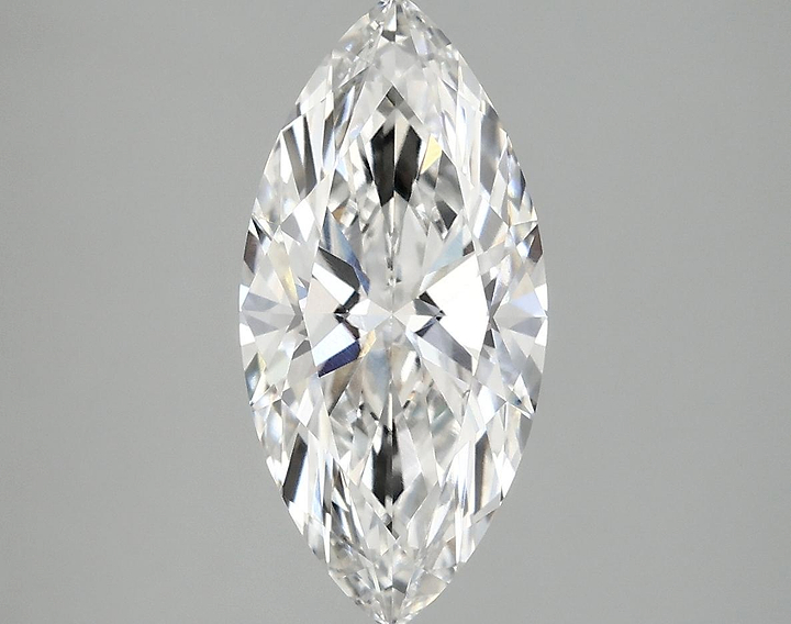 2.28 Carat Marquise Shaped Excellent Cut VVS2 IGI Certified Lab Grown Diamond