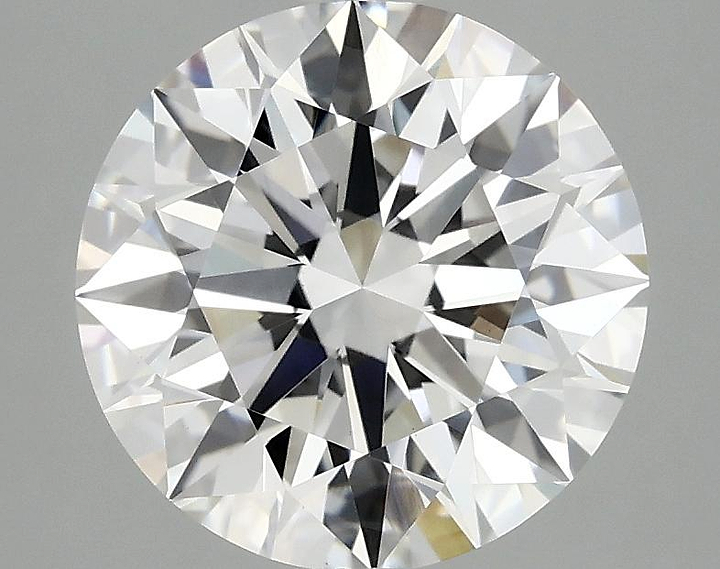 3.08 Carat Round Shaped Ideal Cut VVS2 IGI Certified Lab Grown Diamond