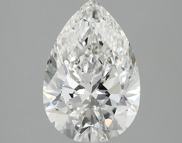 2.01 Carat Pear Shaped Excellent Cut VVS2 IGI Certified Lab Grown Diamond
