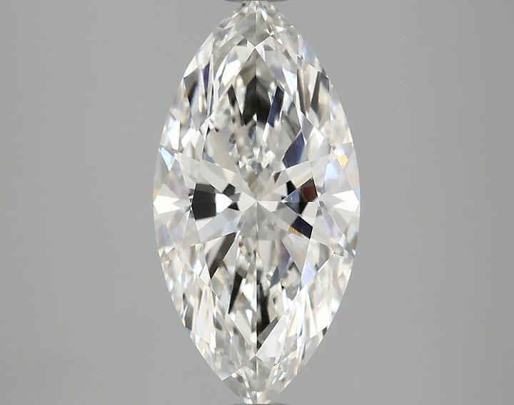 2.55 Carat Marquise Shaped Ideal Cut VVS2 IGI Certified Lab Grown Diamond