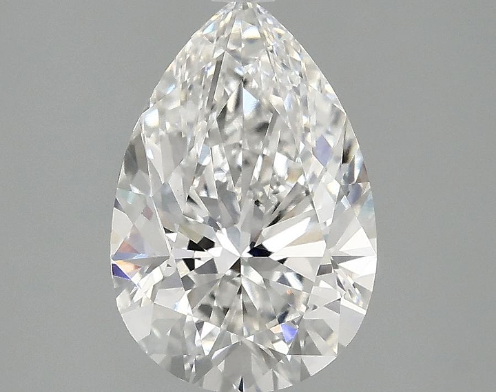 2.06 Carat Pear Shaped Excellent Cut VVS2 IGI Certified Lab Grown Diamond
