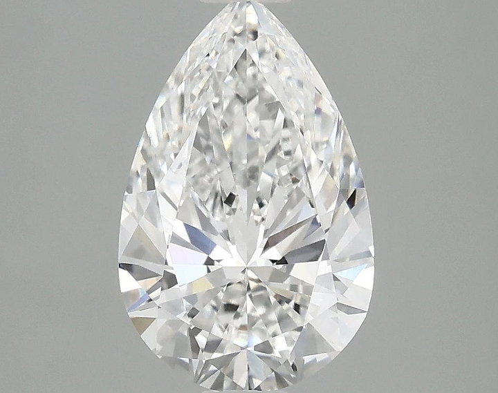 2.0 Carat Pear Shaped Ideal Cut VVS2 IGI Certified Lab Grown Diamond