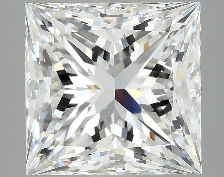 5.06 Carat Princess Shaped Ideal Cut VS1 IGI Certified Lab Grown Diamond