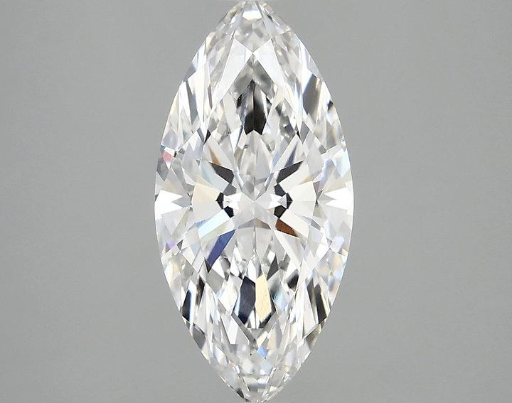 2.02 Carat Marquise Shaped Excellent Cut VVS2 IGI Certified Lab Grown Diamond