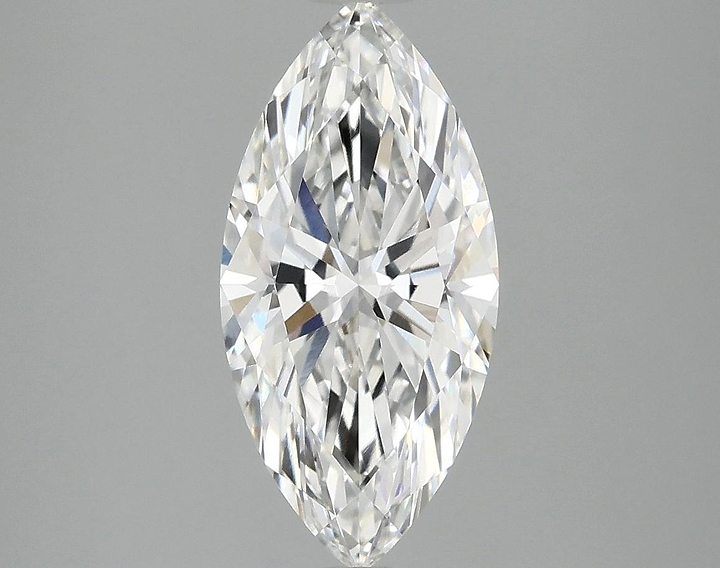 2.08 Carat Marquise Shaped Excellent Cut VVS2 IGI Certified Lab Grown Diamond