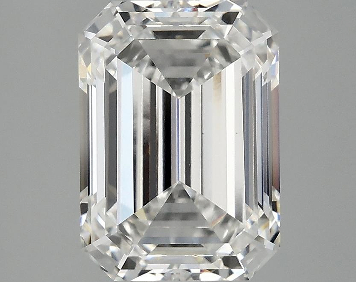 3.08 Carat Emerald Shaped Ideal Cut VS1 IGI Certified Lab Grown Diamond