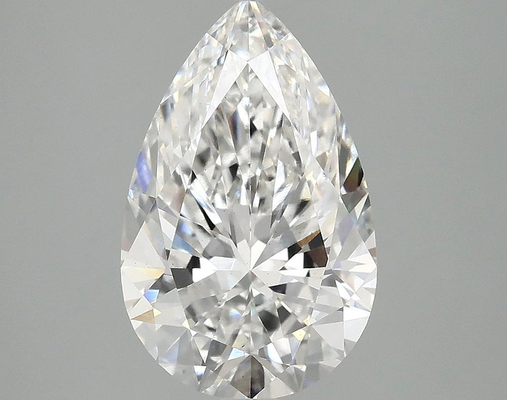 3.08 Carat Pear Shaped Ideal Cut VS2 IGI Certified Lab Grown Diamond