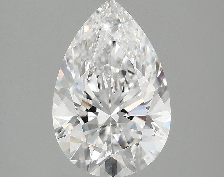 2.08 Carat Pear Shaped Excellent Cut VS1 IGI Certified Lab Grown Diamond