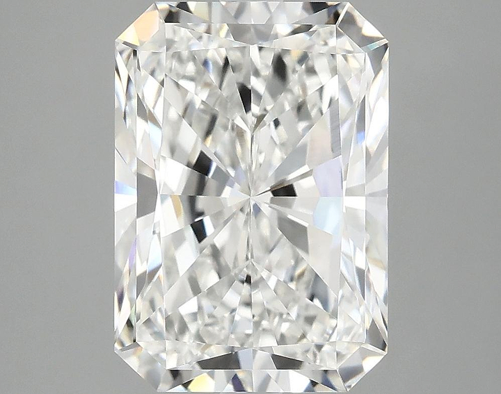 4.16 Carat Radiant Shaped Ideal Cut VVS2 IGI Certified Lab Grown Diamond