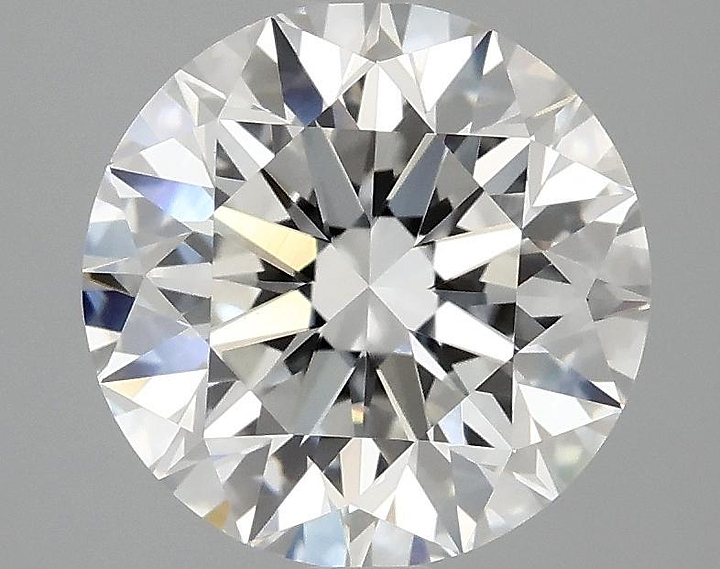 3.06 Carat Round Shaped Excellent Cut VVS2 IGI Certified Lab Grown Diamond