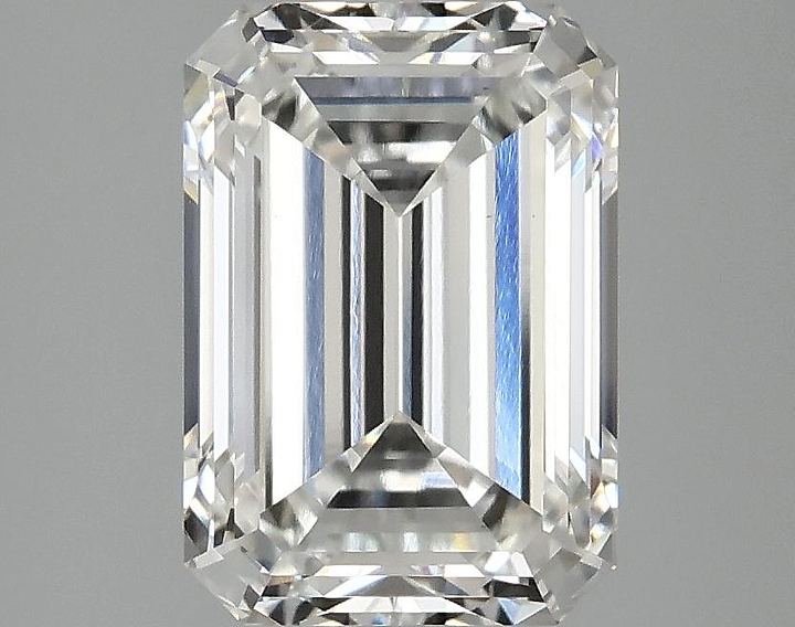 2.98 Carat Emerald Shaped Ideal Cut VS1 IGI Certified Lab Grown Diamond