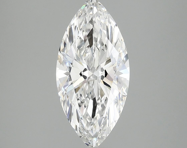 2.02 Carat Marquise Shaped Excellent Cut VVS2 IGI Certified Lab Grown Diamond