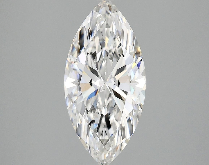 2.05 Carat Marquise Shaped Excellent Cut VVS2 IGI Certified Lab Grown Diamond