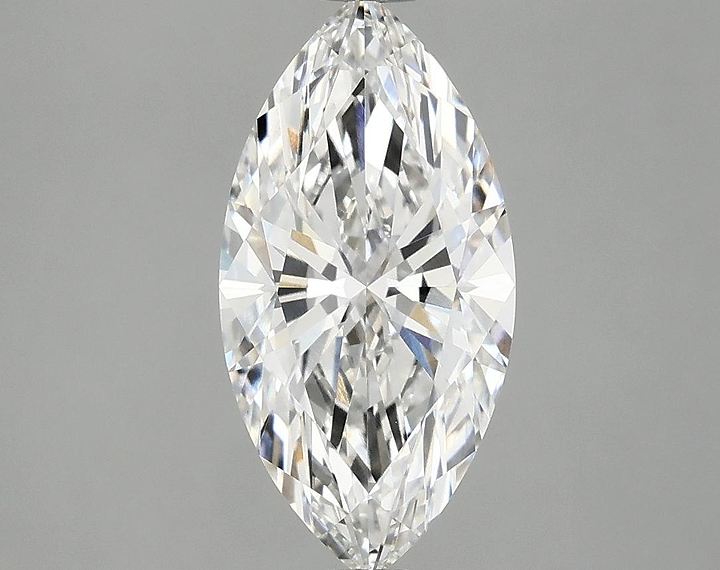 2.03 Carat Marquise Shaped Ideal Cut VVS2 IGI Certified Lab Grown Diamond