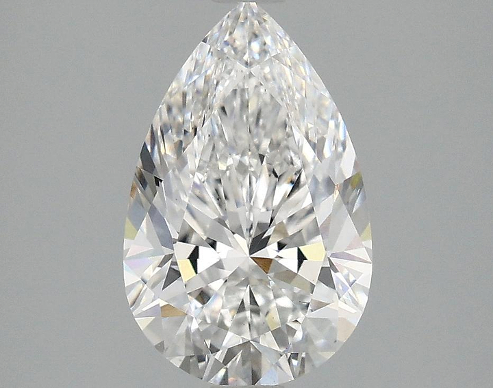 2.08 Carat Pear Shaped Ideal Cut VS1 IGI Certified Lab Grown Diamond