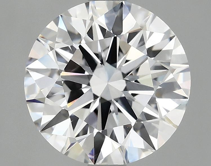 2.57 Carat Round Shaped Ideal Cut VVS2 IGI Certified Lab Grown Diamond