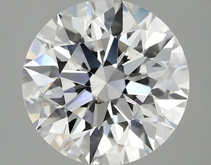 3.09 Carat Round Shaped Excellent Cut VVS2 IGI Certified Lab Grown Diamond