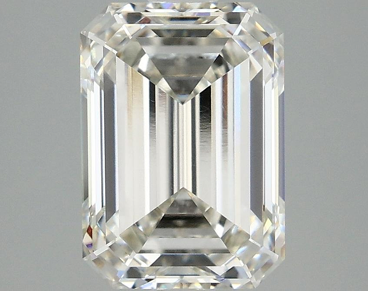 3.09 Carat Emerald Shaped Ideal Cut VVS2 IGI Certified Lab Grown Diamond