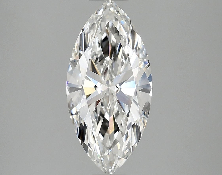 1.97 Carat Marquise Shaped Excellent Cut VVS2 IGI Certified Lab Grown Diamond