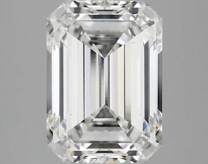 3.08 Carat Emerald Shaped Ideal Cut VS1 IGI Certified Lab Grown Diamond