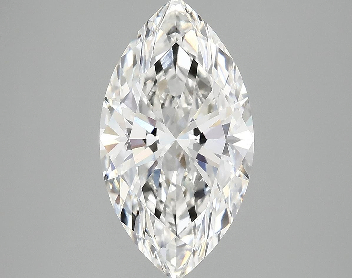 3.08 Carat Marquise Shaped Excellent Cut VS1 IGI Certified Lab Grown Diamond