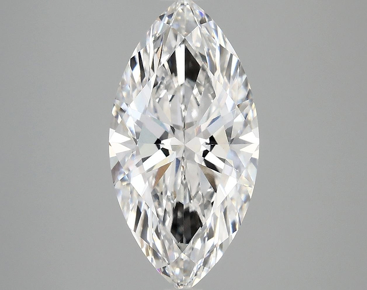 3.05 Carat Marquise Shaped Ideal Cut VVS2 IGI Certified Lab Grown Diamond