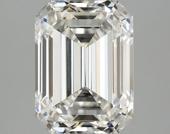 3.05 Carat Emerald Shaped Excellent Cut VVS2 IGI Certified Lab Grown Diamond