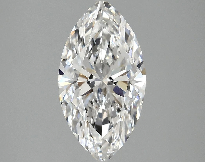 2.04 Carat Marquise Shaped Excellent Cut VVS2 IGI Certified Lab Grown Diamond